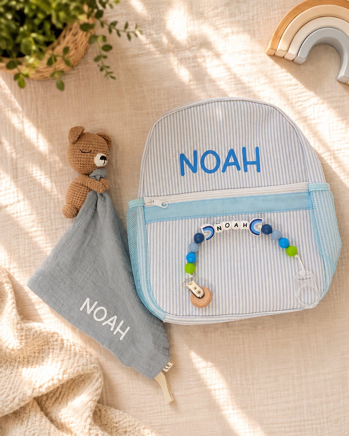 Baby Boy Backpack Gift Set