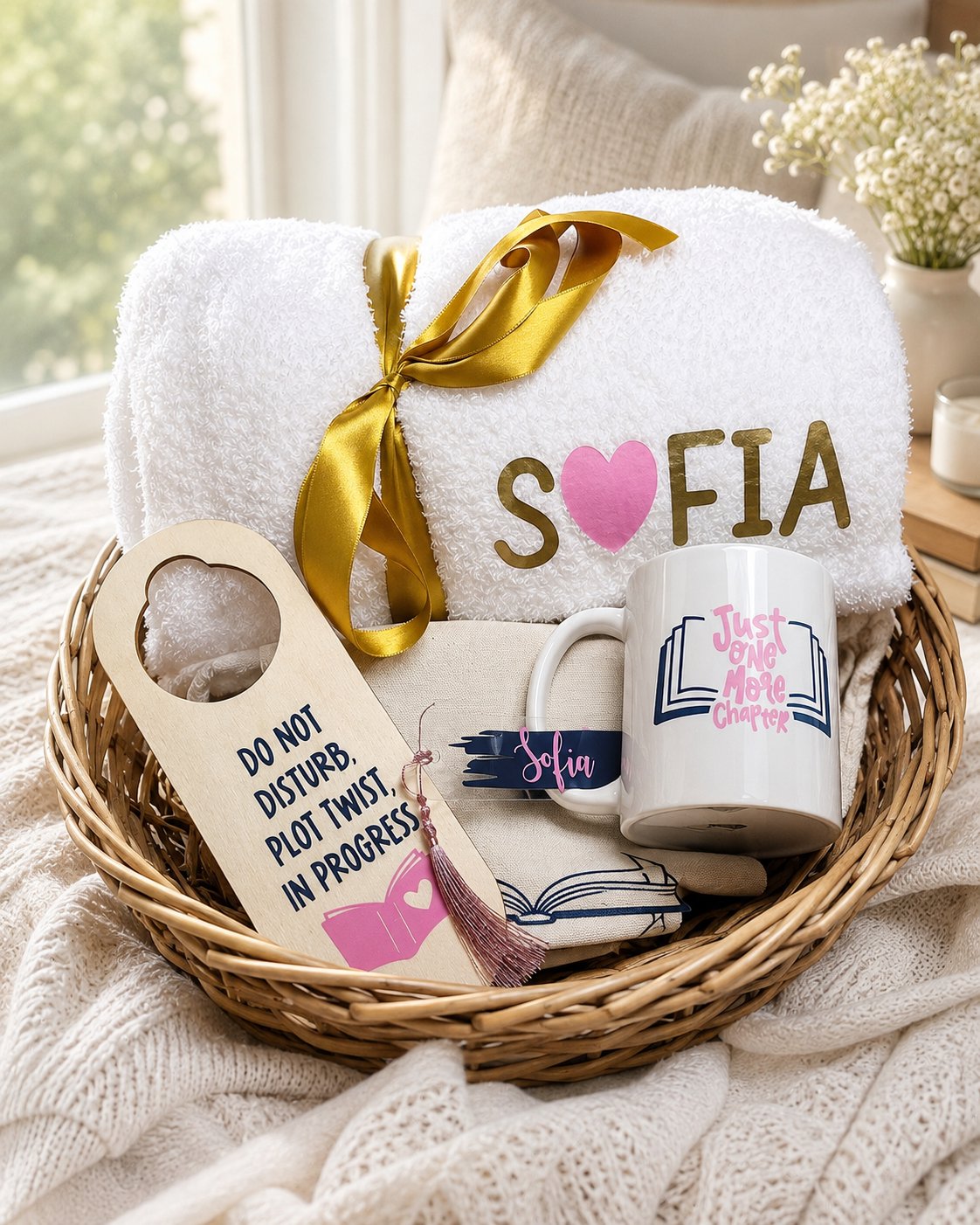 Bat Mitzvah Book Lover Gift Basket