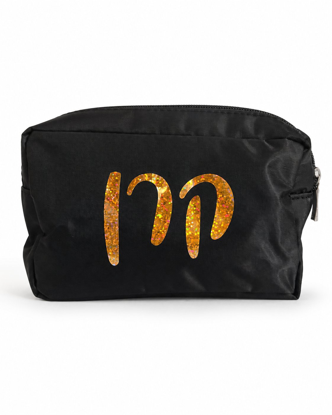 Personalized Cosmetics Bag - Hebrew Gold