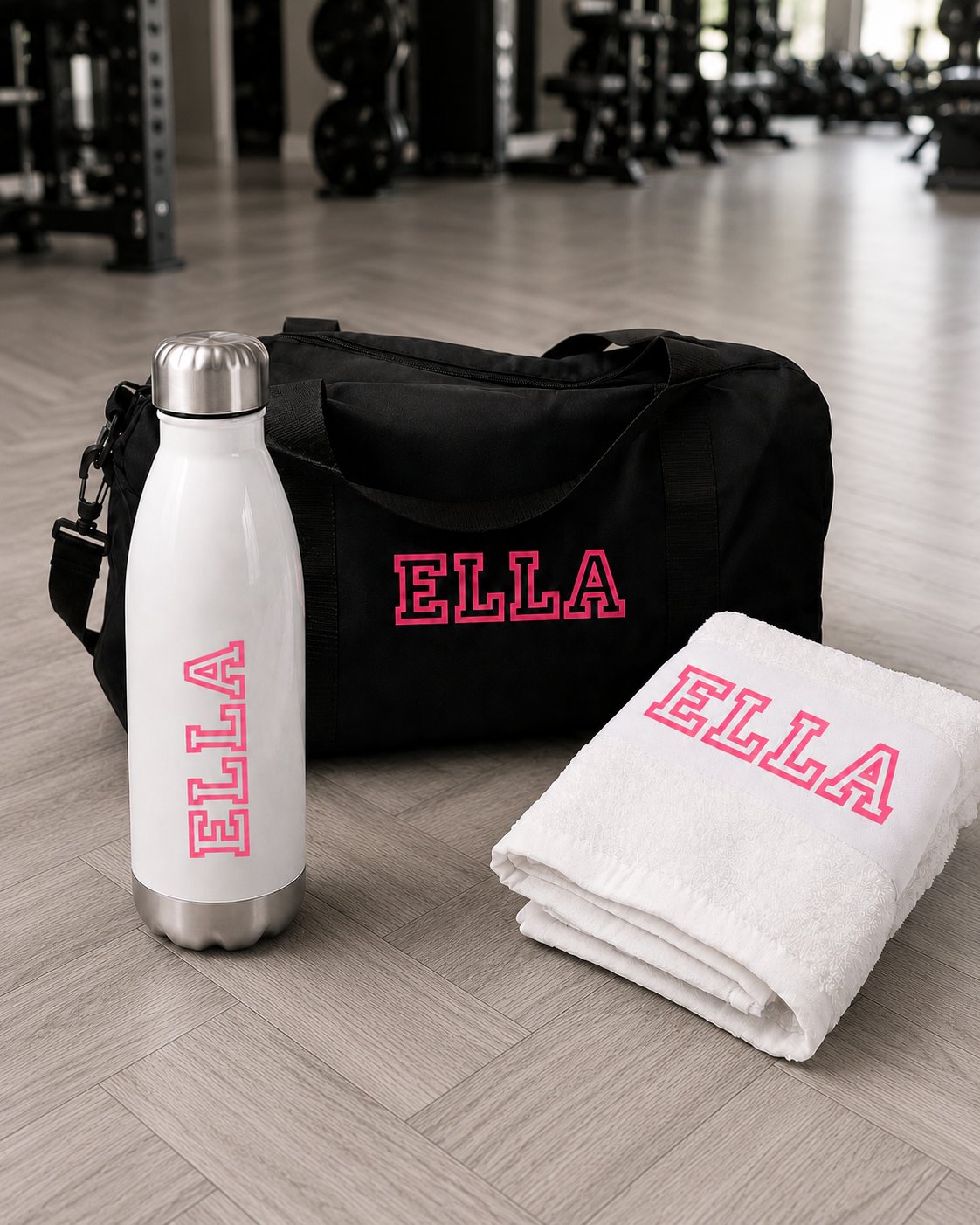 Personalized Sporty Duffel Set